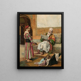 The Messenger - Clément Pujol de Guastavino — framed artwork on a wall