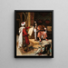 The Sultan and the Messenger - Clément Pujol de Guastavino — framed artwork on a wall