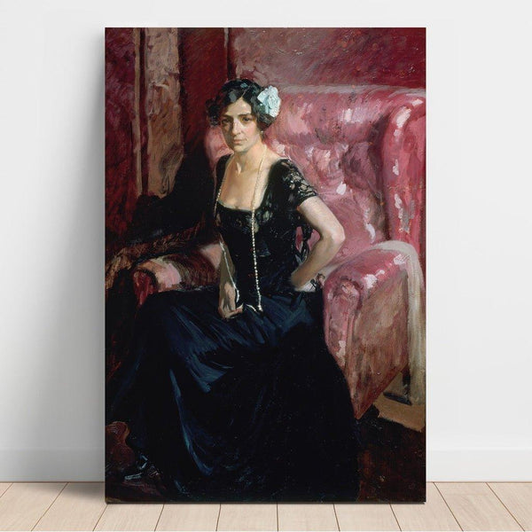 Reproduction of the painting Clotilde in evening dress - Joaquín Sorolla