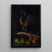 Still life - Cándido López — framed artwork on a wall
