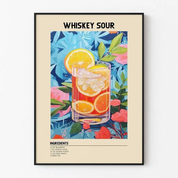 Cocktail Whiskey Sour | Decorative Poster