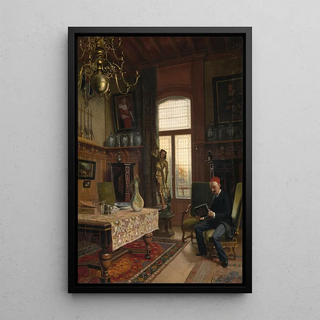 The workshop of M. Willet at Vésinet - Coen Metzelaar — framed artwork on a wall