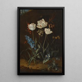 Reproduction of the painting of Still life with tulips and hyacinths - Coenraet Roepel