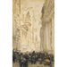 Reproduction of the painting Le Broad Exchange, Broad Street, New York - Colin Campbell Cooper