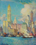 View of Wall Street - Colin Campbell Cooper — artwork view