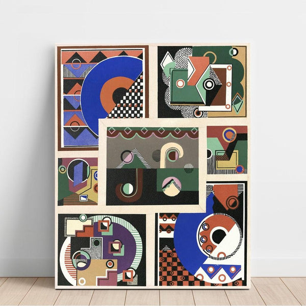 Reproduction of the painting Collection Décors et Couleurs Pl.02 - Georges Valmier