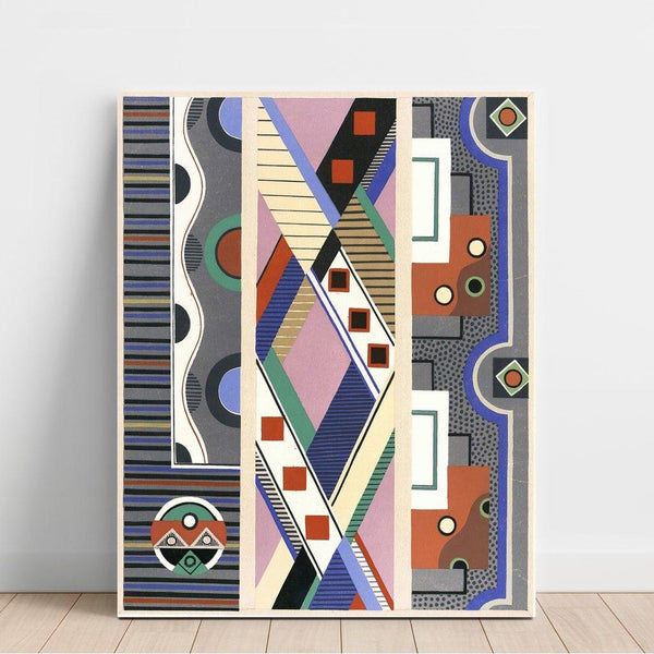 Reproduction of the painting Collection Décors et Couleurs Pl.19 - Georges Valmier