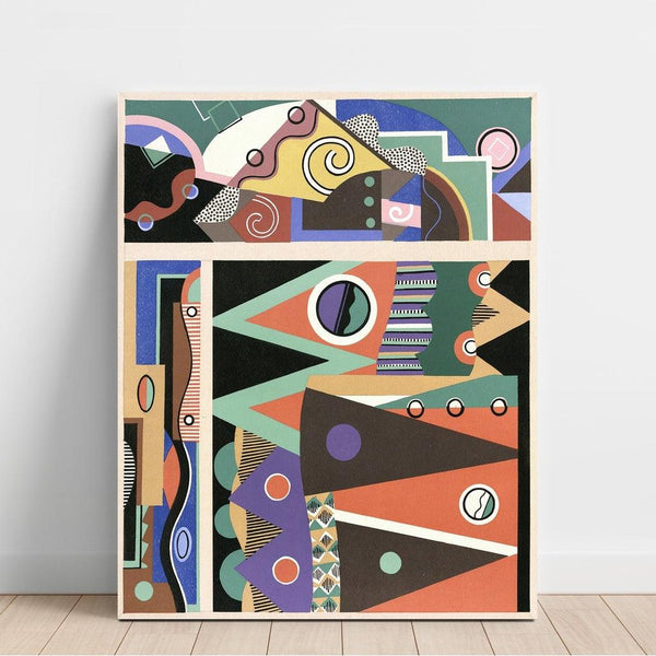 Reproduction of the painting Collection decors et couleurs Pl.03 - Georges Valmier