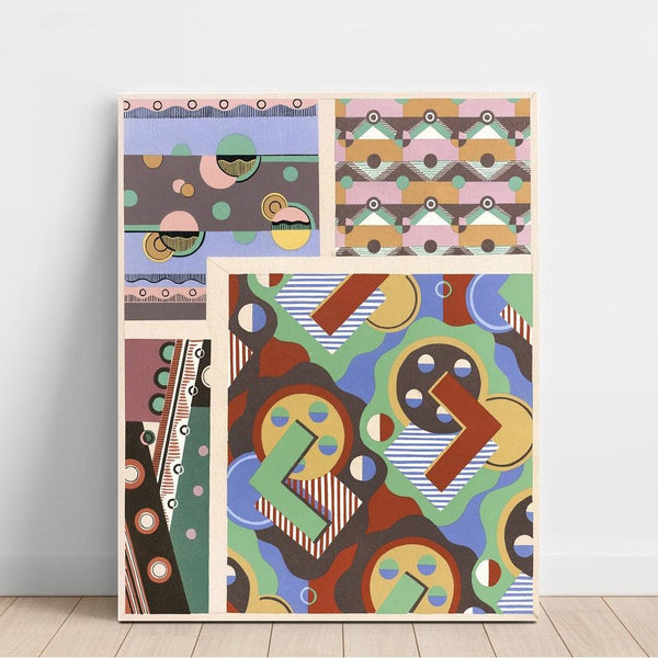 Reproduction of the painting Collection decors et couleurs Pl.20 - Georges Valmier