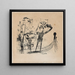 Comédie vulgaire - Paul Klee — framed artwork on a wall