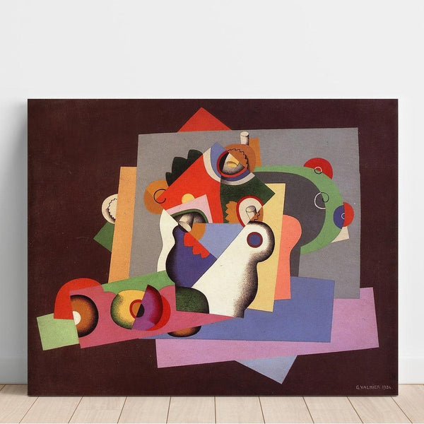 Reproduction of the painting Composition Avec Des Fleurs - Georges Valmier