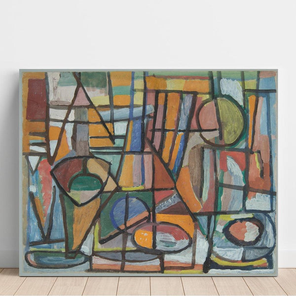Reproduction of the painting Abstract Composition Painting II - Geometric - Sasza Blonder