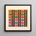 Reproduction of the painting Geometric design for printed textile II - Anonymous