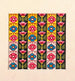 Reproduction of the painting Geometric design for printed textile II - Anonymous