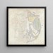 Conception pour décoration en céramique de plat "Promenade et Simplicité" - Theo Colenbrander — framed artwork on a wall