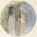 Conception pour la décoration en céramique sur un plat avec un paysage - Theo Colenbrander — displayed in an interior
