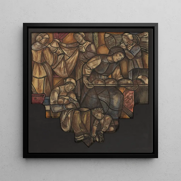 Conception for a window in the City Hall of Amsterdam - Richard Nicolas Roland Holst — wall display of the artwork