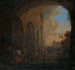 Conducteurs avec du bétail sous une arche du Colisée à Rome - Jan Asselijn — artwork view