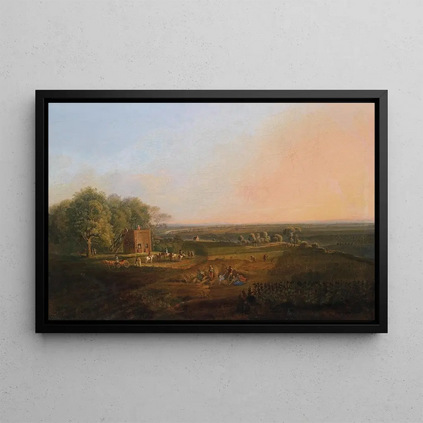 Petite société de chasse de Cobourg - Conrad Bhlmayer — framed artwork on a wall