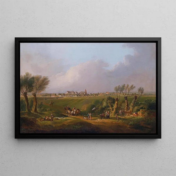 Champ de Mars avec Ebenthal - Conrad Bhlmayer — framed artwork on a wall