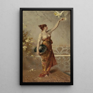 Reproduction of the painting Manuela - Conrad Kiesel