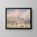 View of the Mole of Gaeta - Consalvo Carelli — framed artwork on a wall
