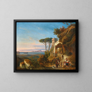 Cap Misène - Consalvo Carelli — framed artwork on a wall