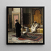 Enlightened Advice Painting - Ludwig Deutsch — framed artwork on a wall
