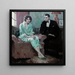 Consoler la fille - Ralph Pallen Coleman — framed artwork on a wall