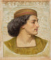 Portrait of a Young Man in Profile - Constance Phillott — artwork view