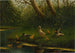 Canards près de l'étang - Constant David Ludovic Artz — artwork view