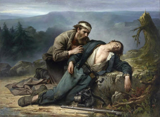 North and South Reconnaissance Painting - Constant Mayer — artwork view