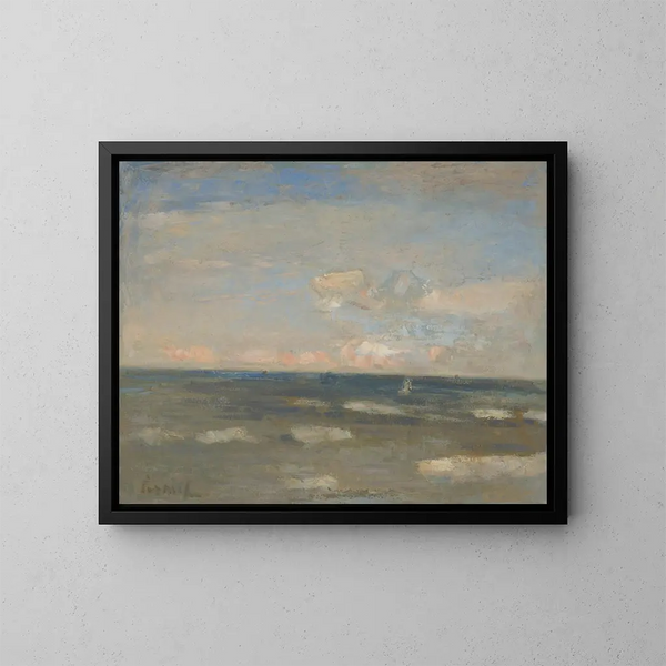 Marine Blue Painting - Constant Permeke — framed artwork on a wall