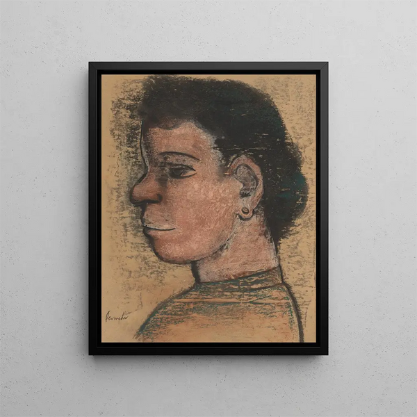 Farm Painting - Constant Permeke — framed artwork on a wall