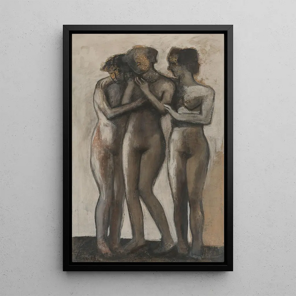 Reproduction of the painting Les trois Grâces - Constant Permeke
