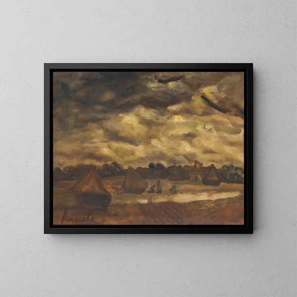 Les acariens - Constant Permeke — framed artwork on a wall