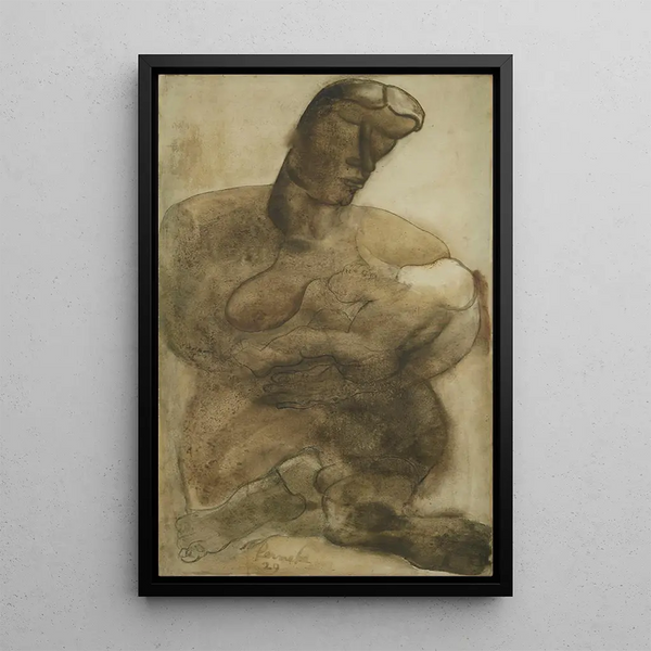 Maternité - Constant Permeke — framed artwork on a wall