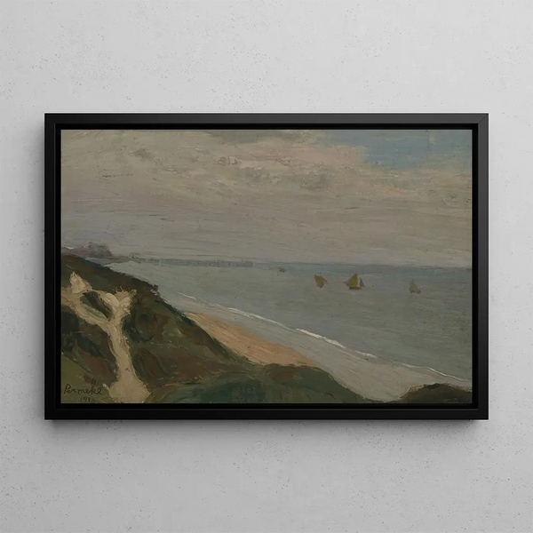 Marine landscape painting - Constant Permeke — framed artwork on a wall