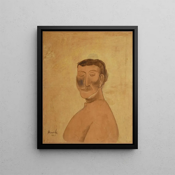 Fisherwoman - Constant Permeke — framed artwork on a wall