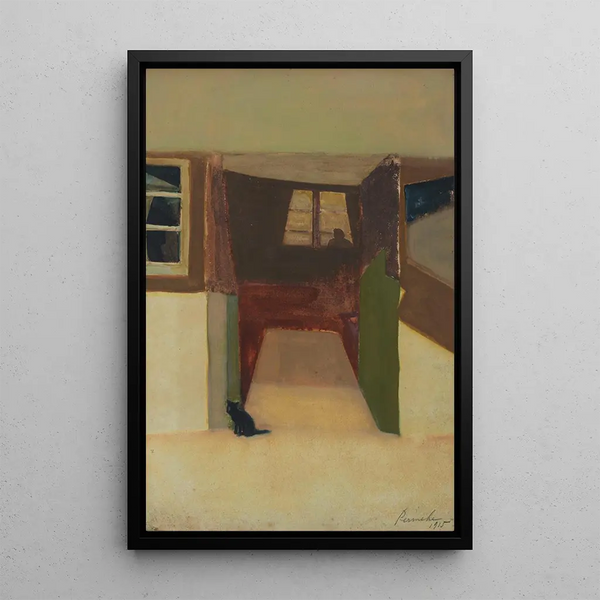 Reproduction of the painting My house in Stanton Saint Bernard - Constant Permeke