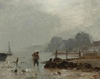 Fisherman - Constant Troyon — artwork view
