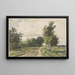 Landscape Painting - Constant Troyon — framed artwork on a wall
