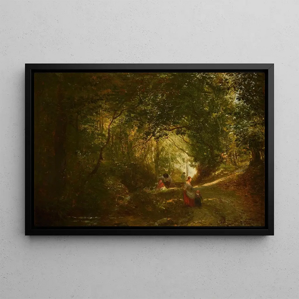 Landscape - Constant Troyon — framed artwork on a wall