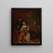 The Music Lesson - Constantijn Francken — framed artwork on a wall