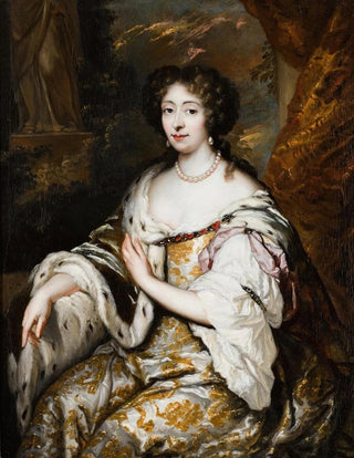 A portrait of Maria Mancini - Constantijn Netscher — artwork view