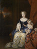 Young woman with child - Constantijn Netscher — artwork view