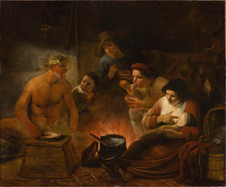 Satyr among the peasants - Constantijn van Renesse — artwork view