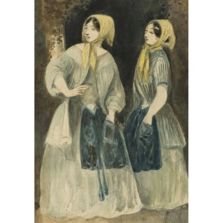 Constantin Guys - Two Women in Yellow Kerchiefs.webp