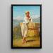 Reproduction of the painting A shepherd of Paestum - Constantin Hansen