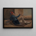 L'architect Gottlieb Bindesbøll - Constantin Hansen — framed artwork on a wall